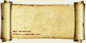 Jovana Rasinac vizit kartica